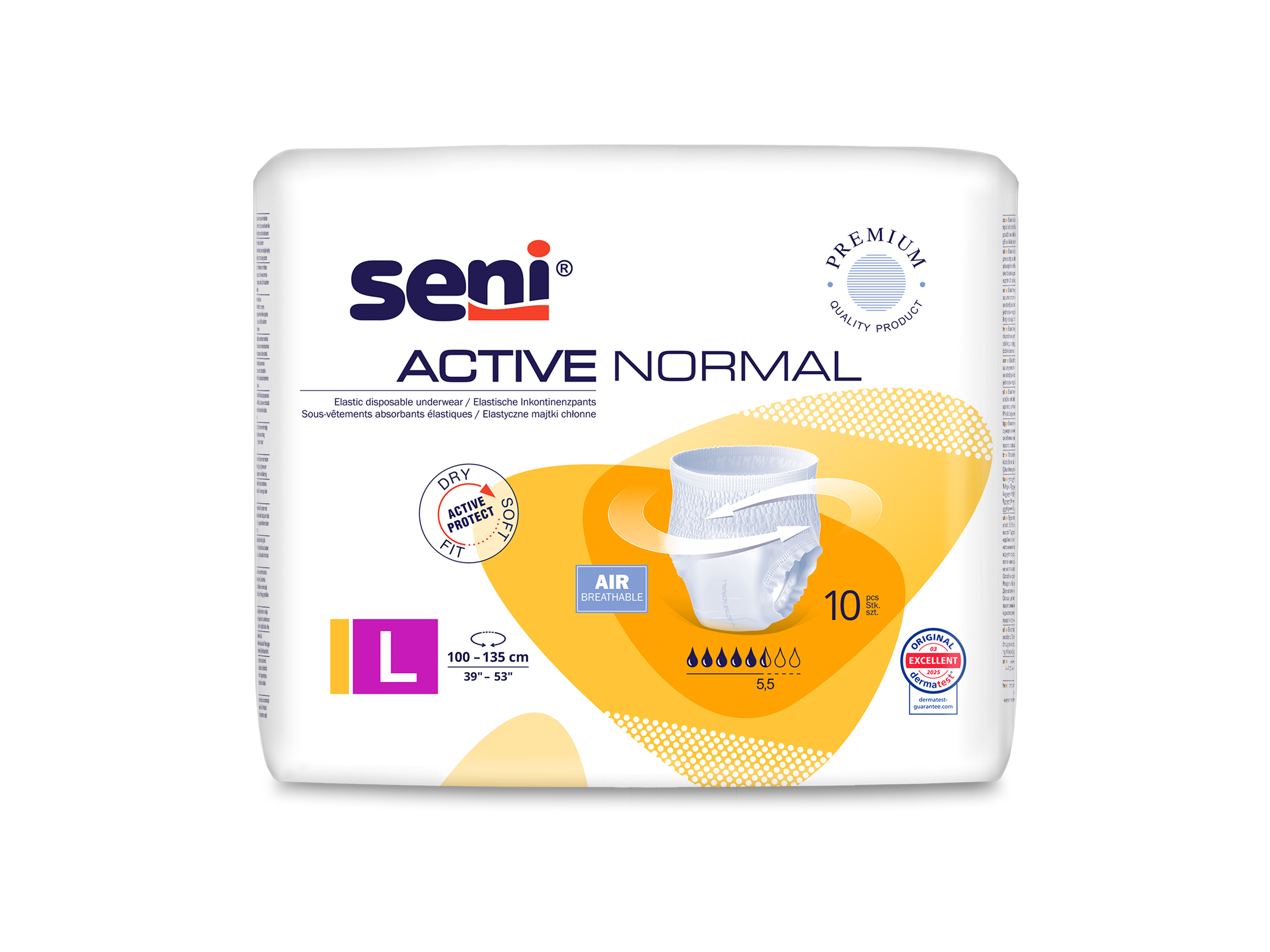 Seni Active Normal, S - XL