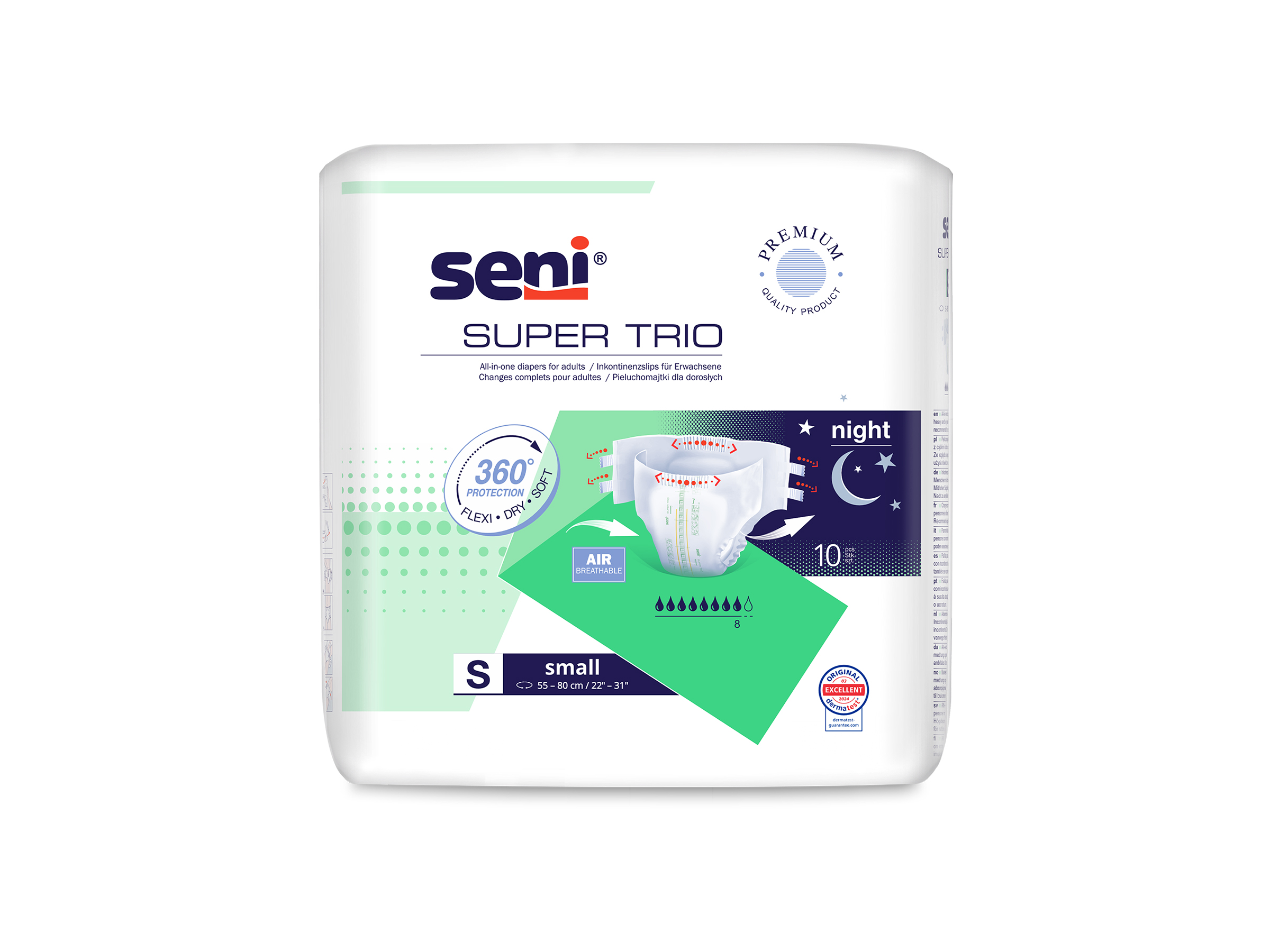 Seni Super Trio, S - XL