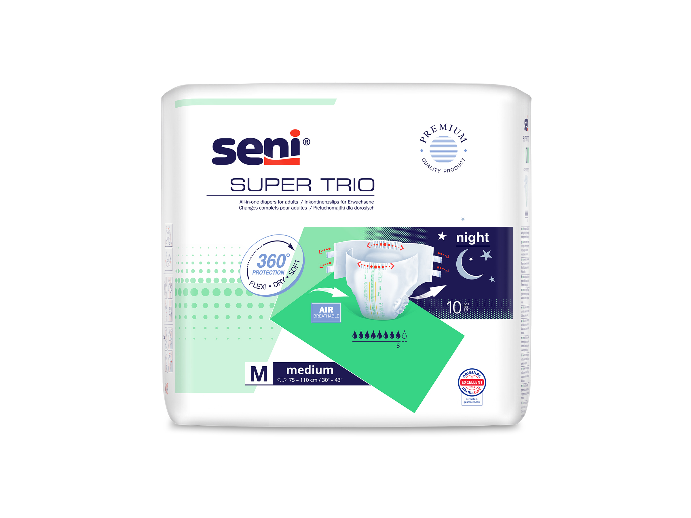 Seni Super Trio, S - XL