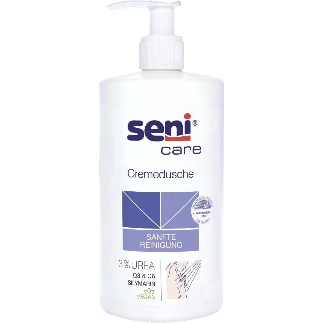 Seni Care Cremedusche, 3% Urea, 500ml