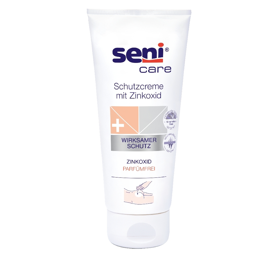 Seni Care Hautschutzcreme mit Zinkoxid, 200ml