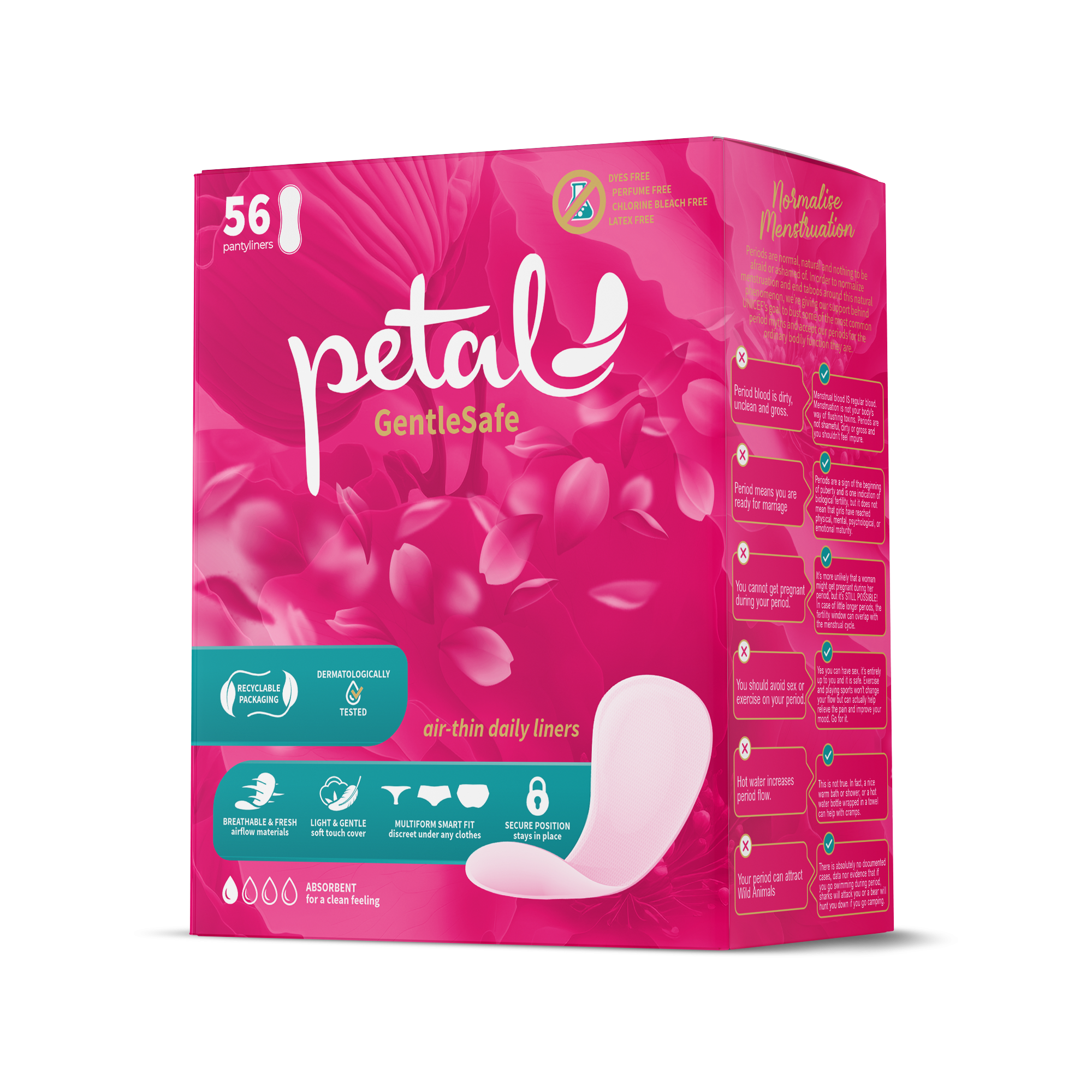 Slipeinlagen Petal