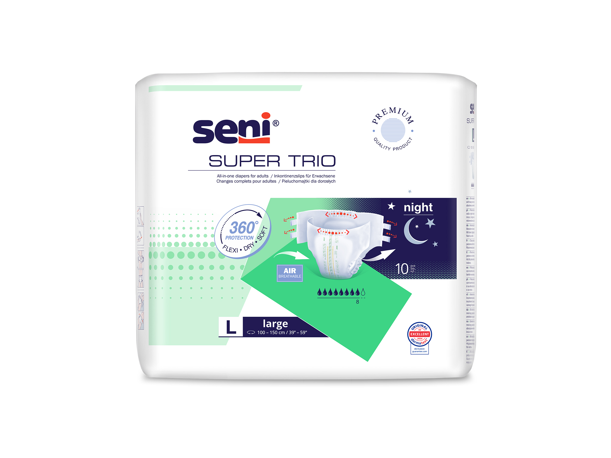 Seni Super Trio, S - XL
