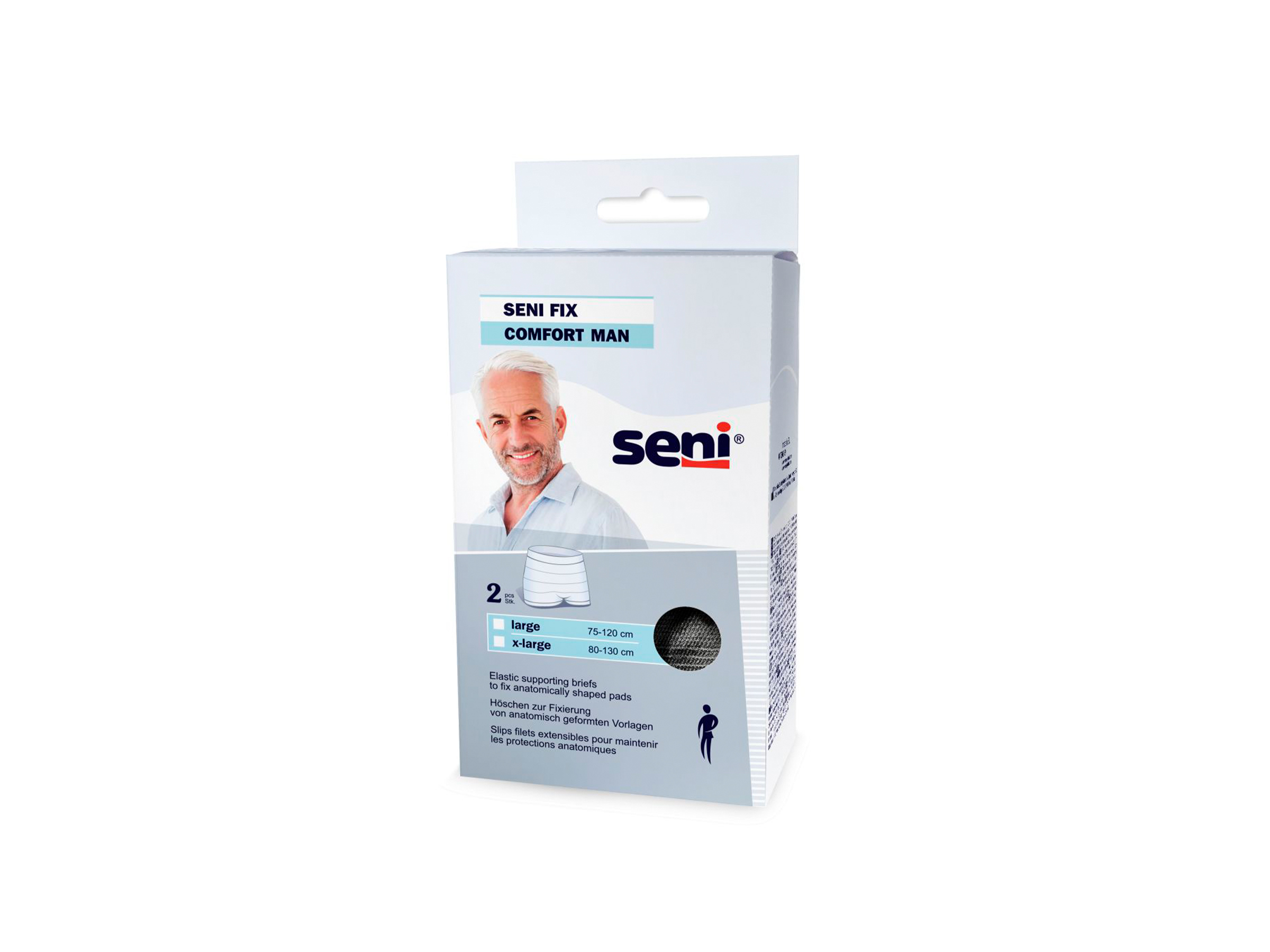 Seni Fix Comfort Man Black, L - XL